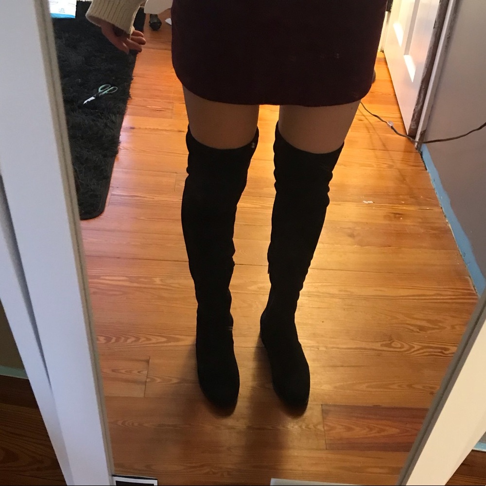 Thigh High Black Boots